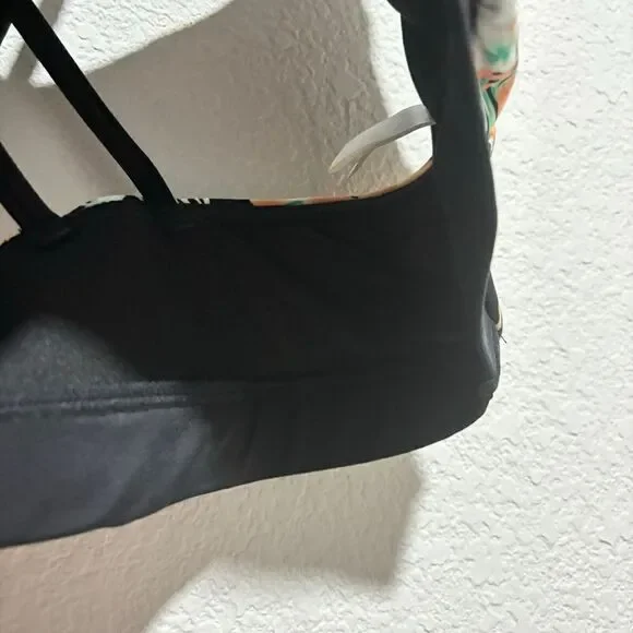 Venus Maui Tropical Sport Bikini Top Multicolor 12‎ Cross Back Straps Lined - Picture 4 of 8